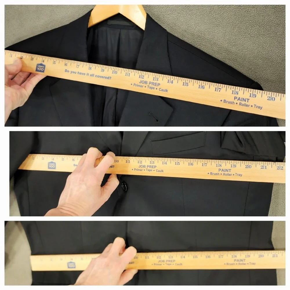 Hugo Boss‎ Mens Sport Coat 42R* Black Da Vinci Lucca Single Breasted Double Vent